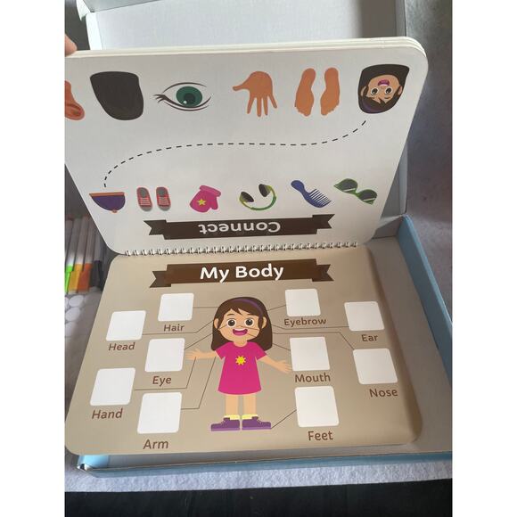 My Busy Book for toddlers 3+Learnng,Sensory Book Educational - Picture 8 of 9
